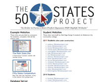 Tablet Screenshot of 50statesproject.com